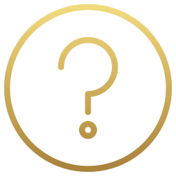 Icone dourado de interrogacao representando a pergunta o que e o direito civil, comum nas buscas sobre o tema.